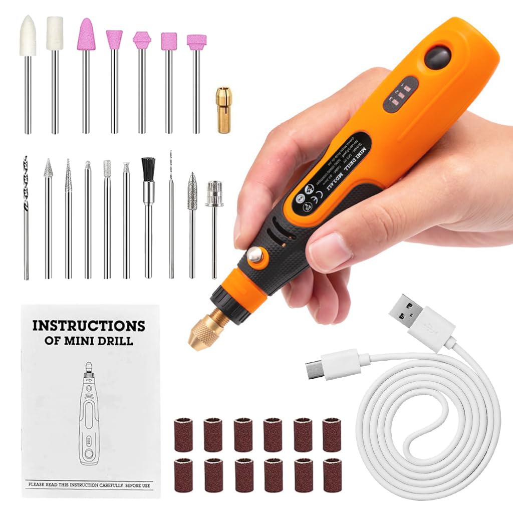 Verilux® 32pcs Mini Kit, USB Rechargeable 3 Speed Small Drill for Craft, Engraving/Polishing/Grinding/Cleaning (B0CDP44R7W) Amazon Price History, Amazon Price Tracker
