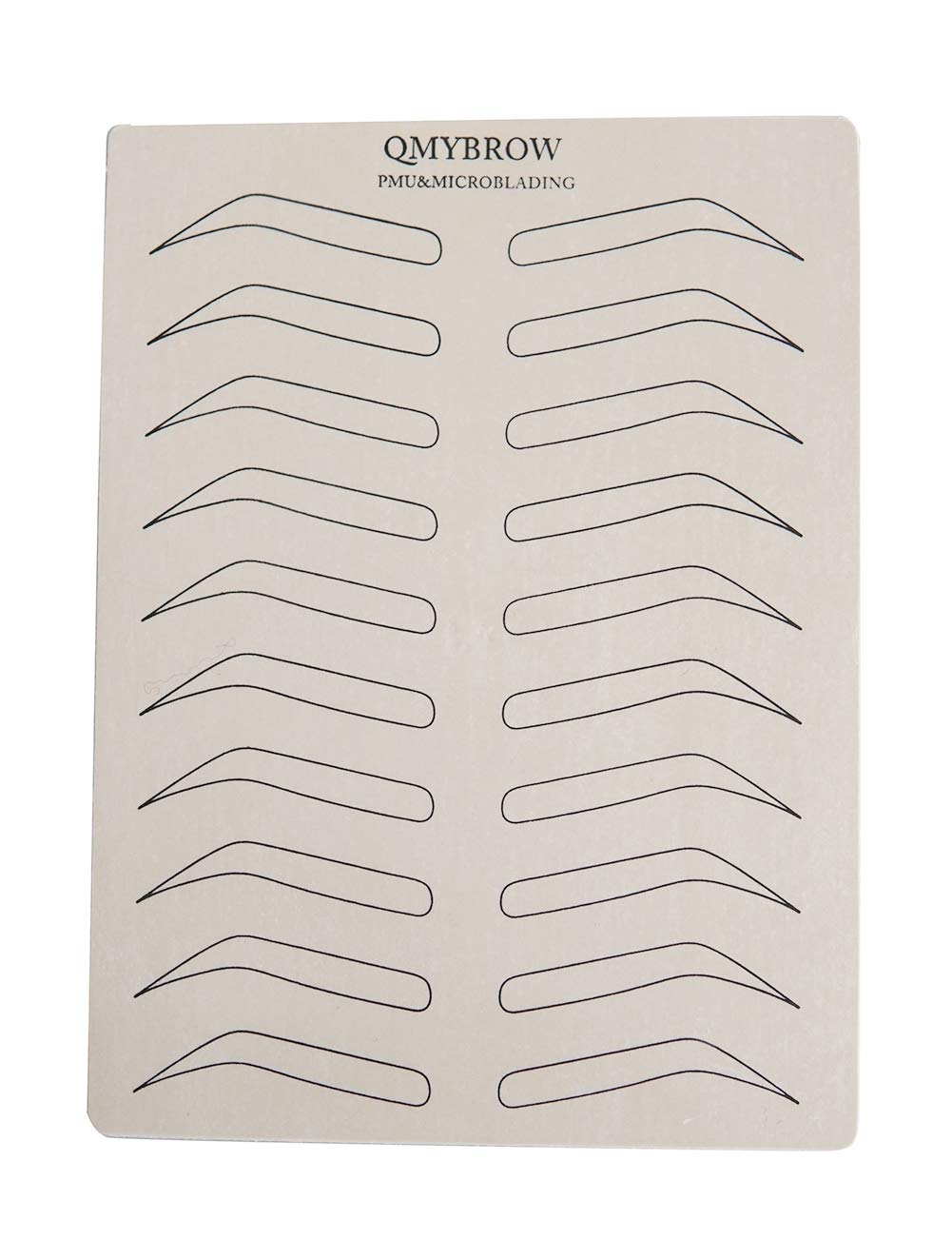 Microblading Practice Skin 10pcs Pre-Sharped No ink Needed Outline Permanent Makeup Eyebrow Comestic Training Skins …