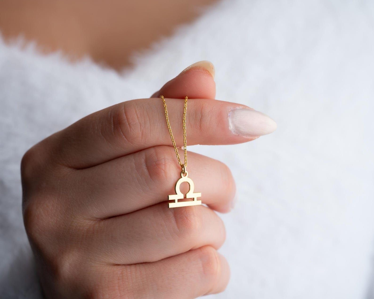 Delicato argento zodiaco collana, oro oroscopo astrologia febbraio pietra portafortuna Cancer