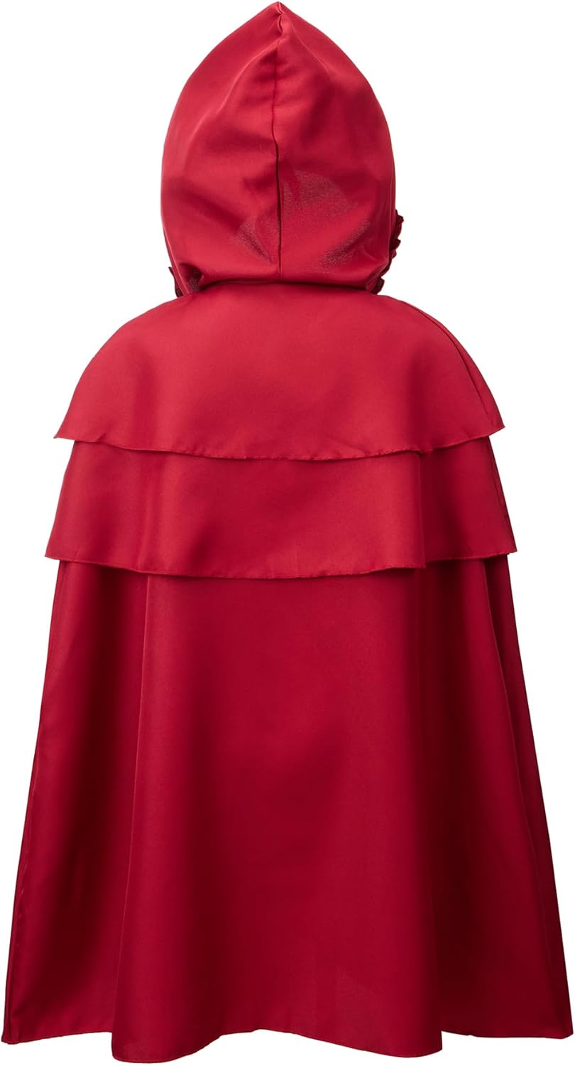 Little Red Riding Hood Cape Women,Little Red Riding Hood Costume Women,Short, Border - Image 6