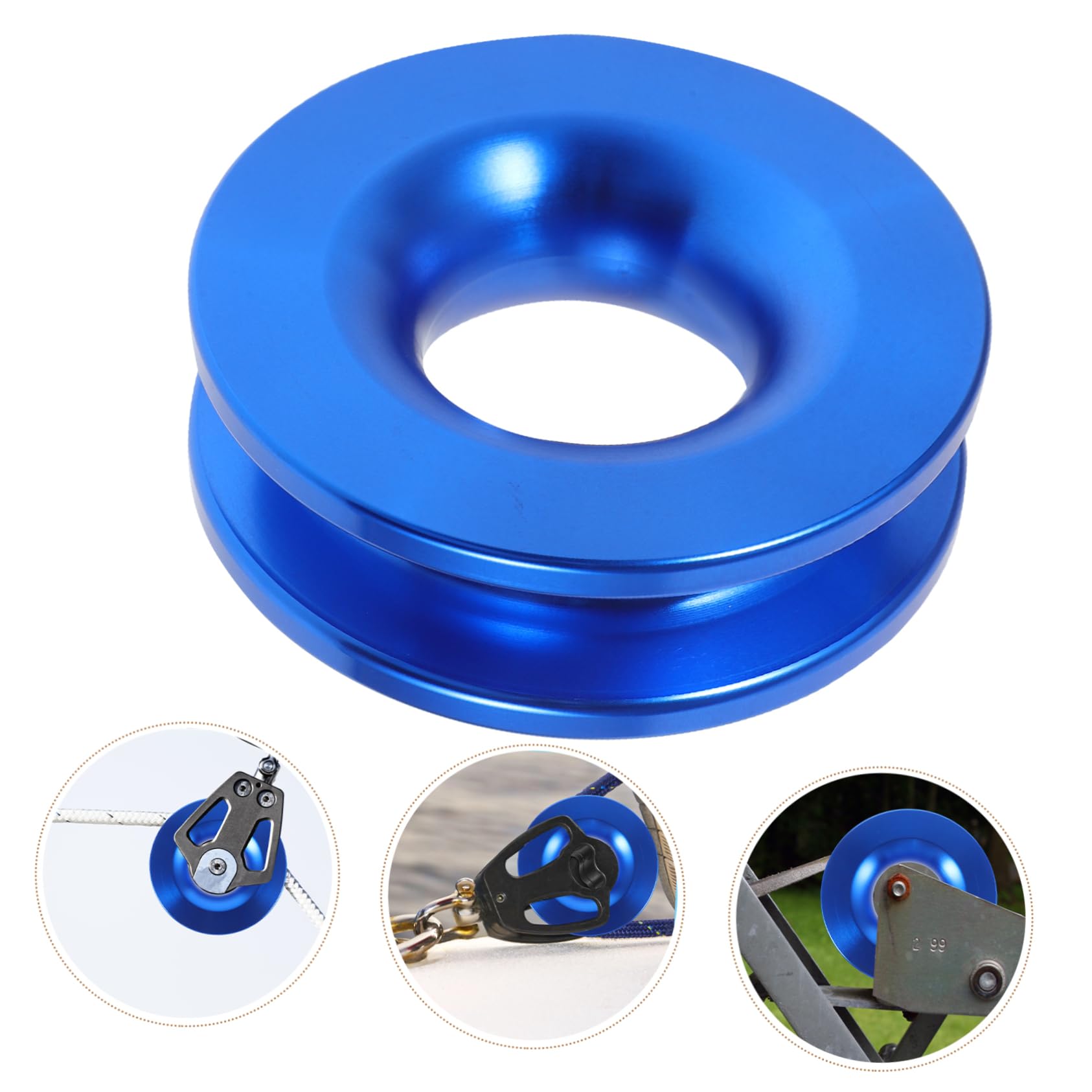 BRIGHTFUFU Ring Snatch Block Lightweight Towing Accessory for Trucks Suvs Off Road Vehicles Essential for Safe Recoveries Easy Installation