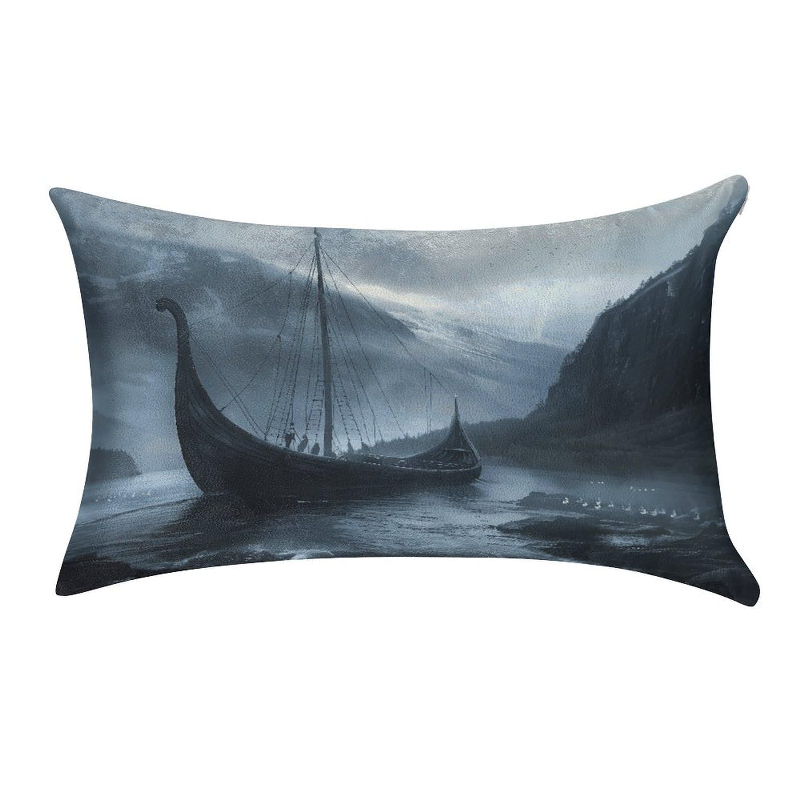 Fekiloot Style Vikings Boat Pillow Covers Home Decor Pillow Cases