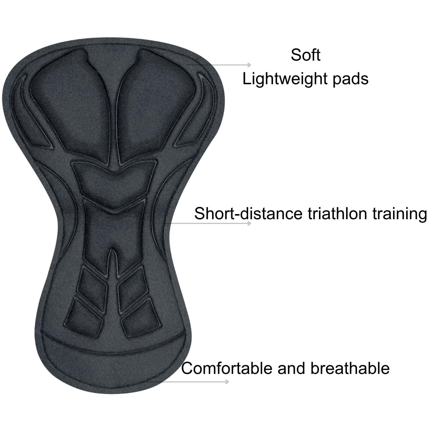 Wulibike Tuta da triathlon da uomo, senza maniche