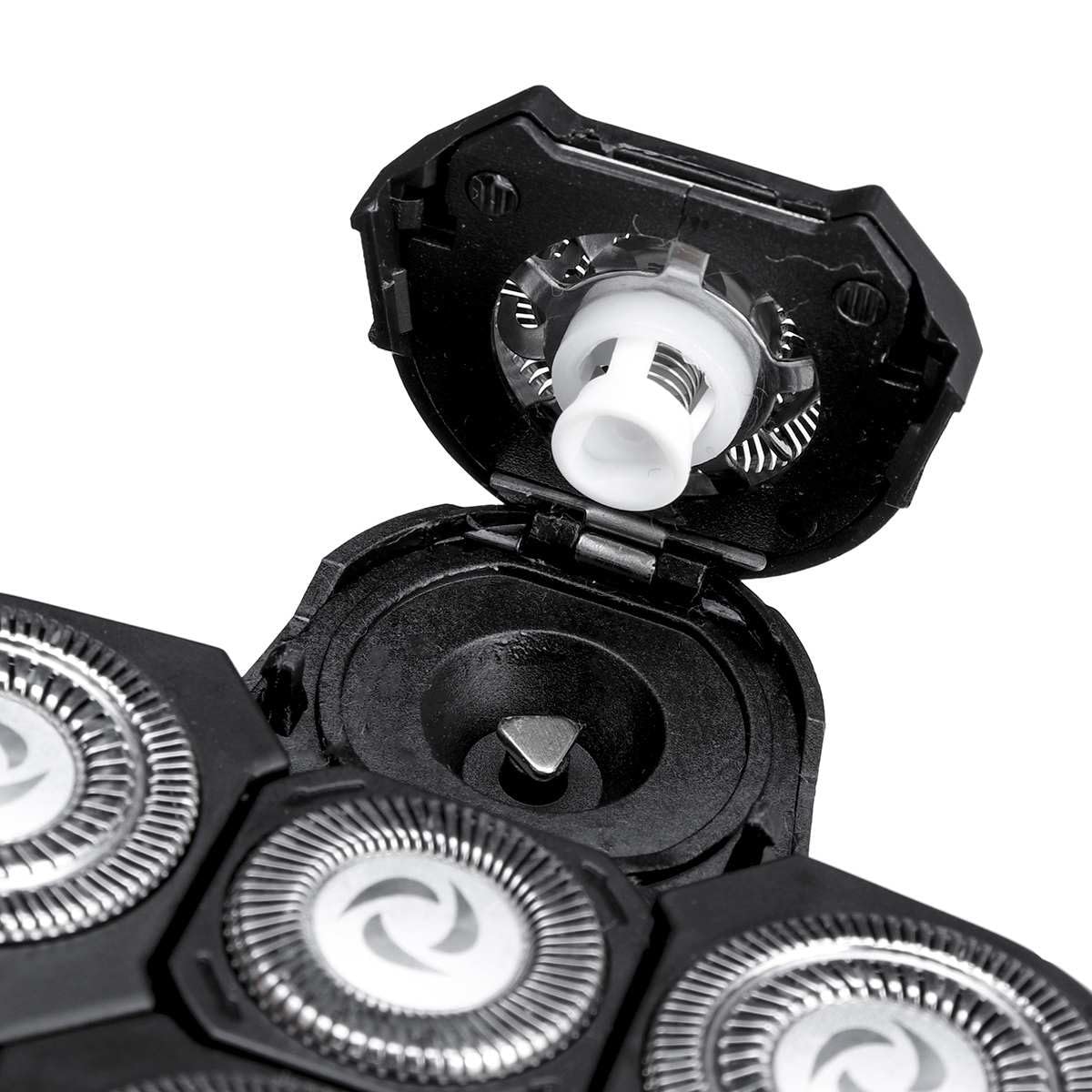 Kopfrasierer für Glatzenmänner, 5 in 1 wiederaufladbarer elektrischer Rasierer, fünf schwimmende Köpfe, Rasierer, Haarschneider, Nase, Ohr, Haarschneider, Herren, Gesichtsreinigungsbürste