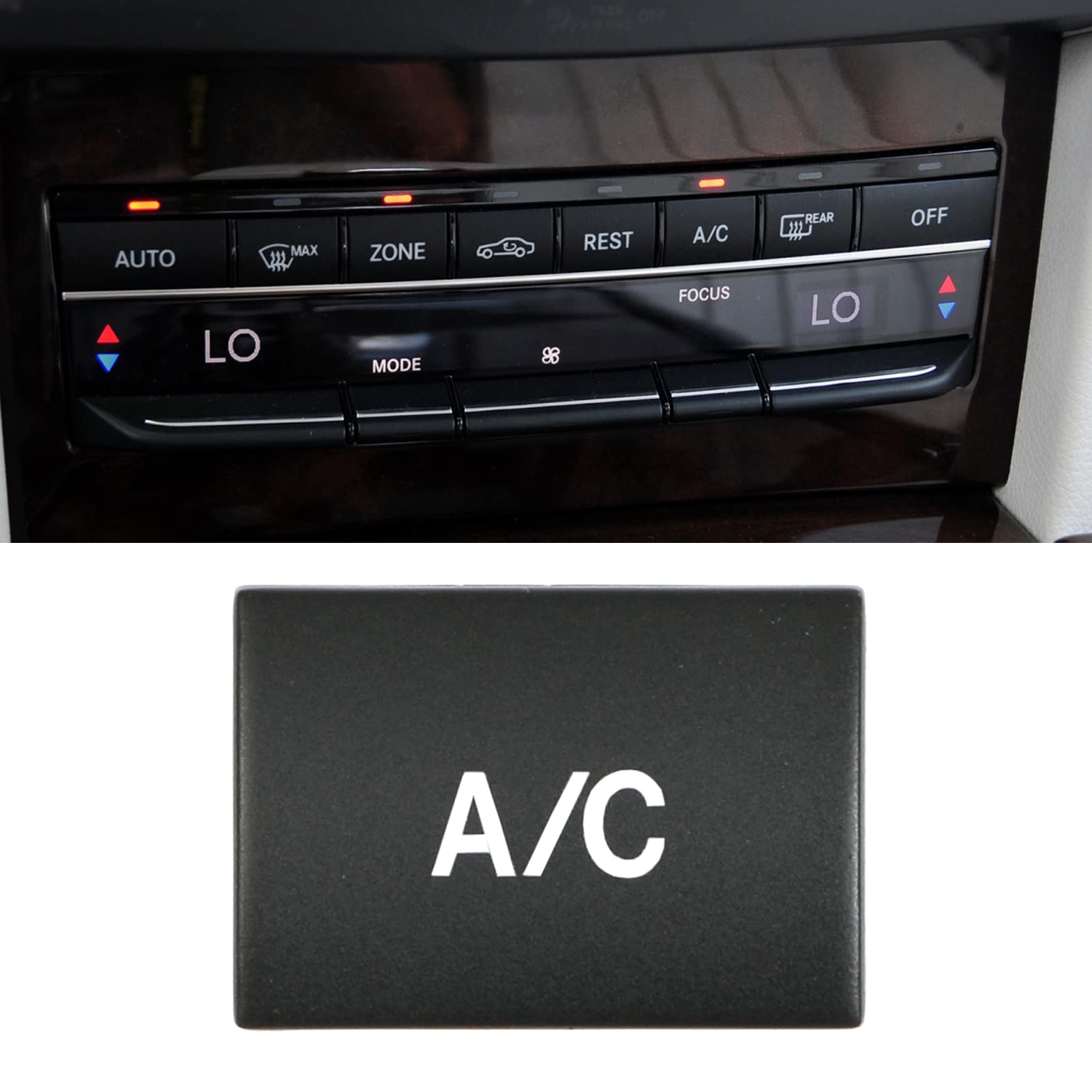 Jaronx Compatible with Mercedes Benz AC Button Replacement, E Class W212 Climate Control AC A/C Button Repair for E-Class W212 2010-2016 E200 E250 E300 E350 E400 E500 E63 AMG