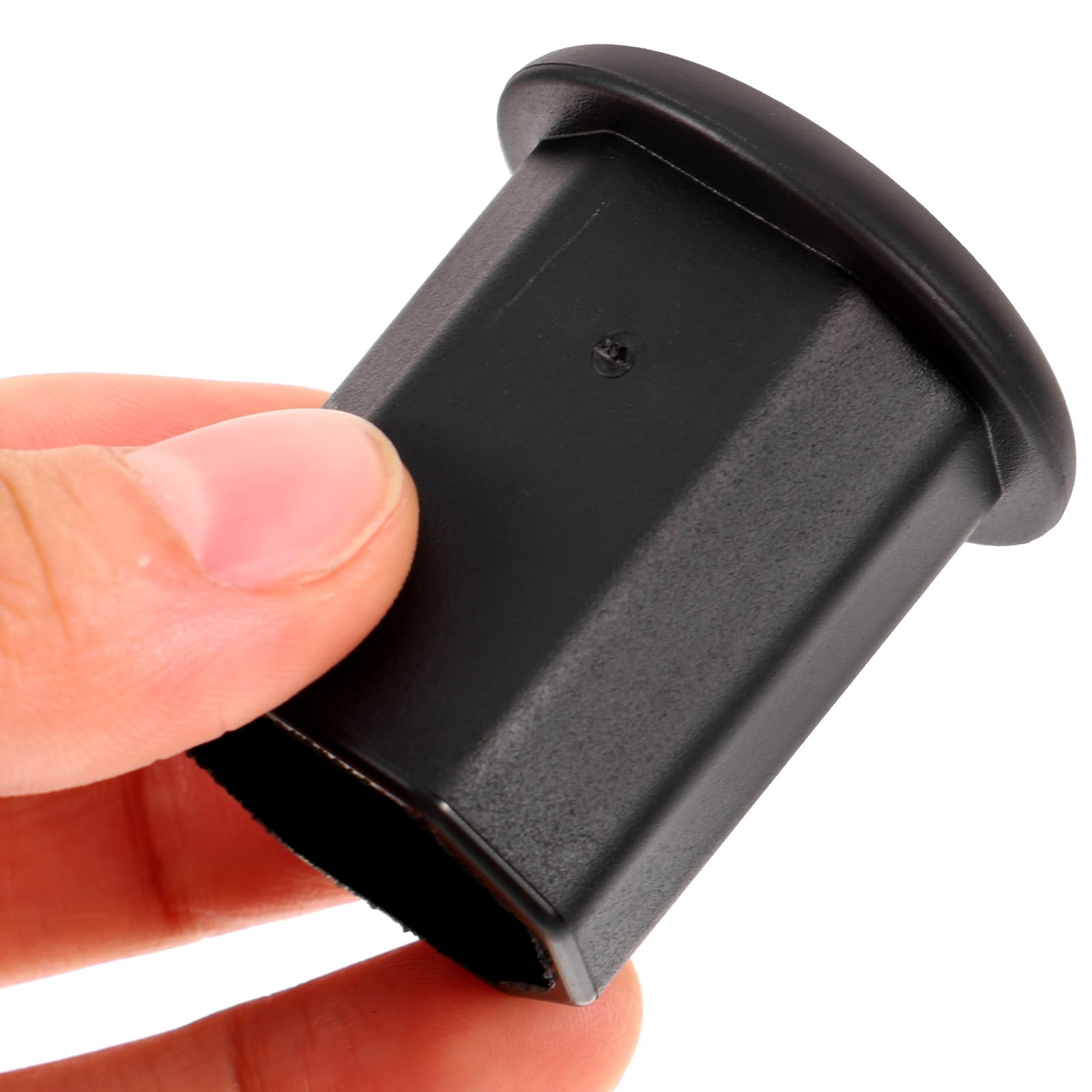 Toddmomy Black Tpe Octagonal Stick End Cap - Comfortable Grip, Easy Installation, Durable Replacement for Hockey Stick Bottom Stopper