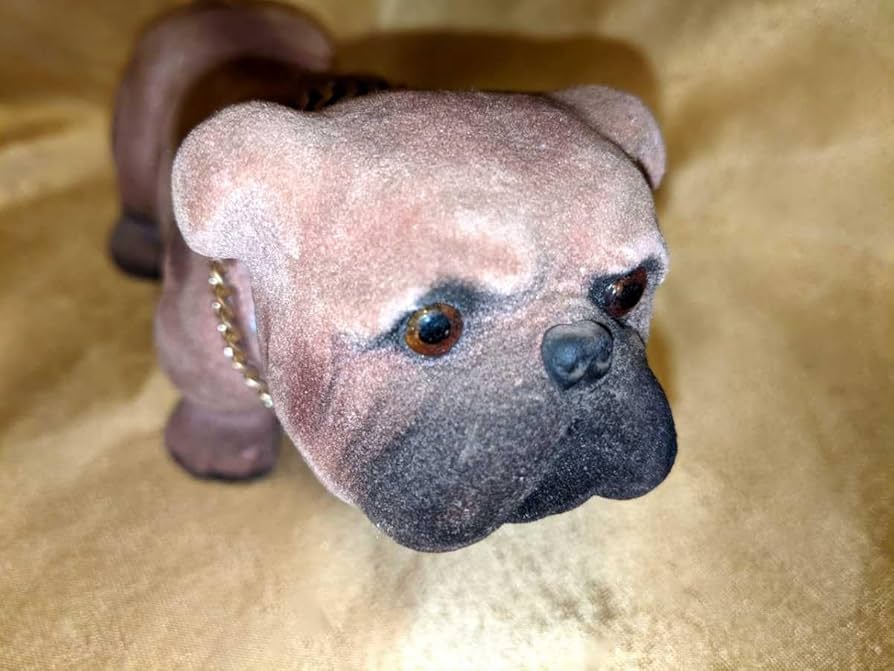 リアル ブルドッグ 首振り 置物 ビンテージ 昭和レトロ ぬいぐるみ 人形 犬 Amazon.co.jp: リアル ブルドッグ 首振り 置物 ビンテージ 昭和