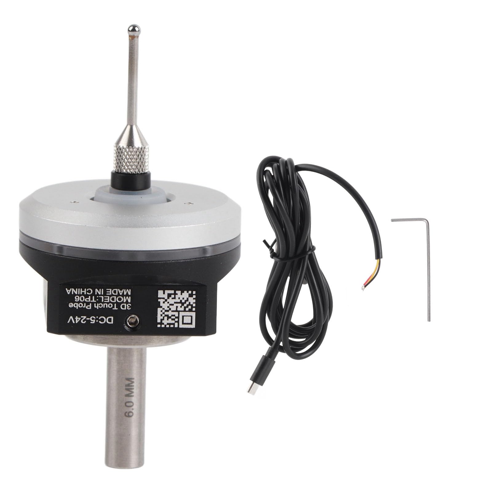 Cnc 3D Kantentaster, 3D Touch Probe Finder, Hochpräziser Kantentaster Wolfram Stahlkugel Für Cnc Ausrüstung Dc 5~24V