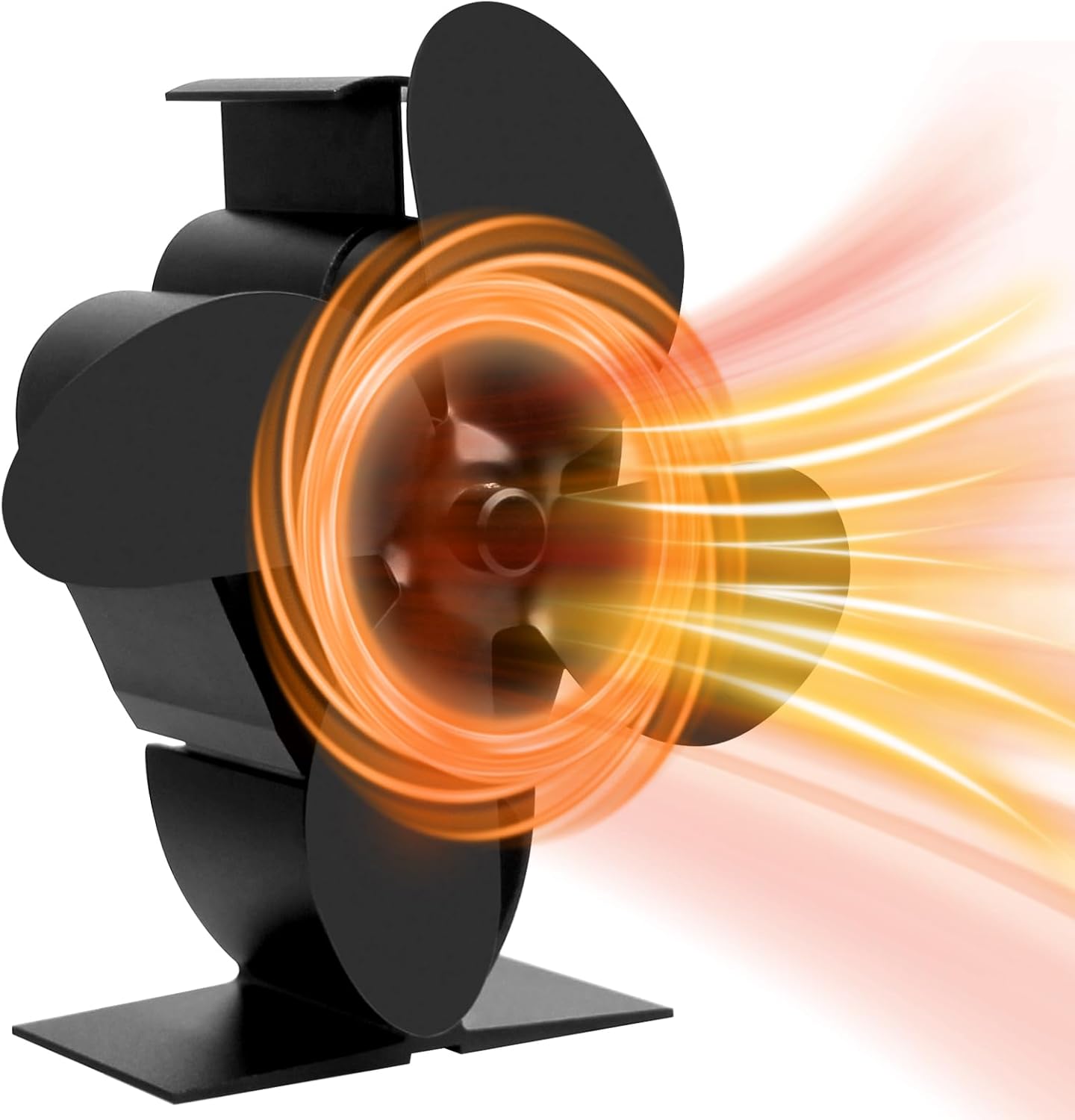Oneyus Log Burner Fan, Stove Fan Wood Burner Fans Silent Stove Fan