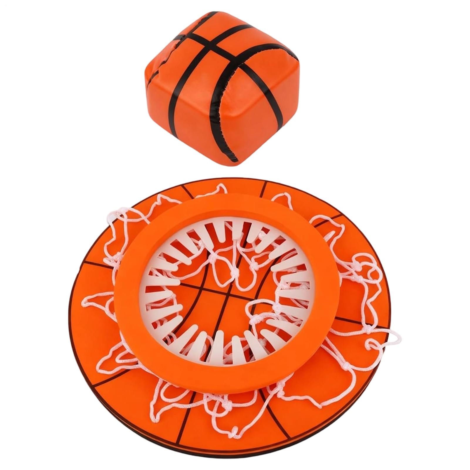 Mini canasta de baloncesto y pelota deportiva de pared para dormitorio infantil 8