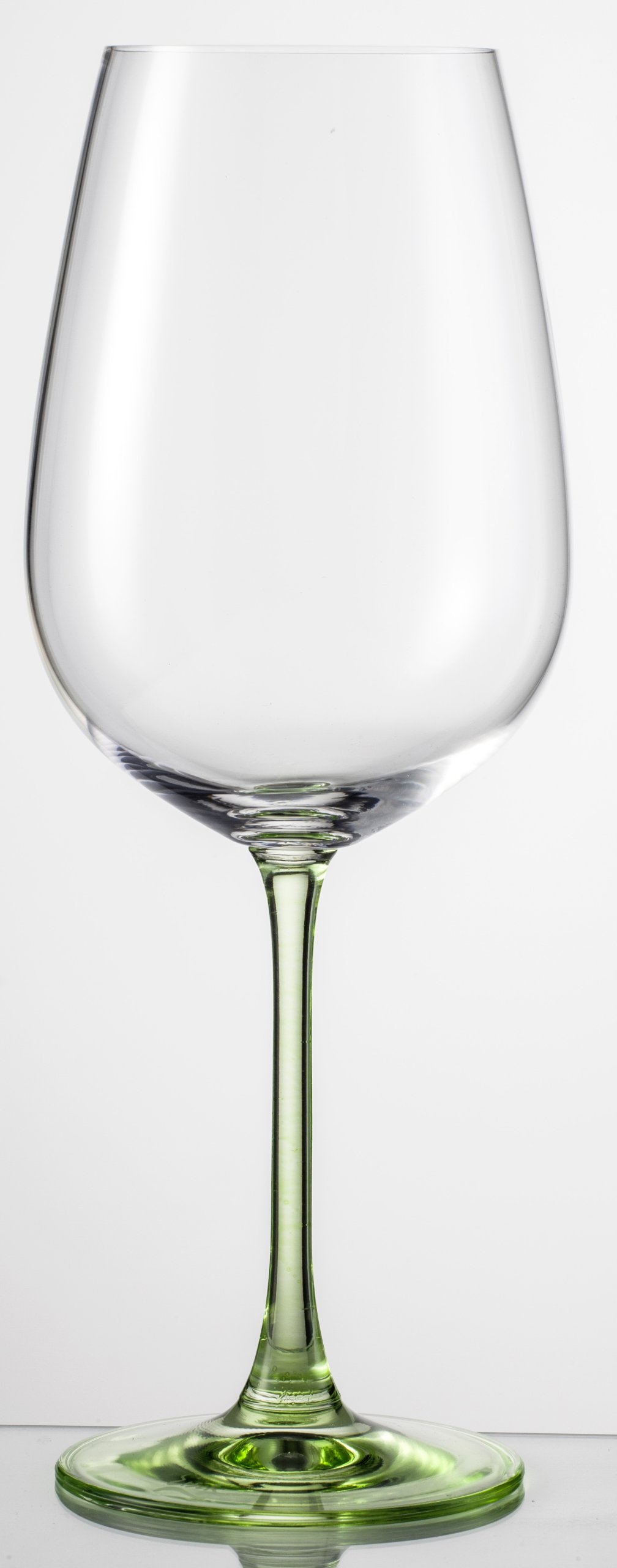 Eisch Glas Hugo im 2er Set mit grünem Fuß im Geschenkkarton
