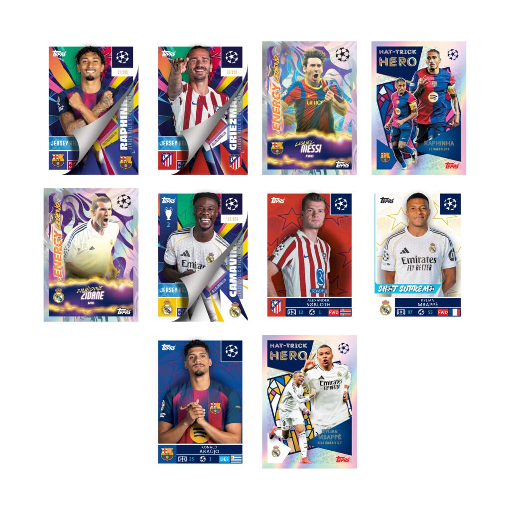 Champions League Stickers 25/26 - Full Box (50 Packets - 6 Stickers per Packet) - Image 2