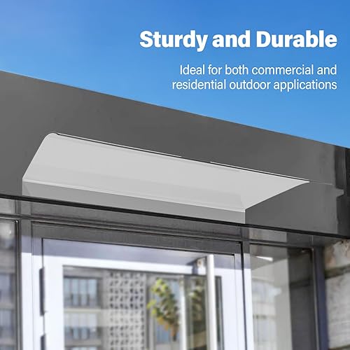 Miniatura 2 de Toldo para toldo, protección contra la lluvia UV, nieve, refugio de lluvia, cubierta transparente gruesa sin mantenimiento, lámina de policarbonato