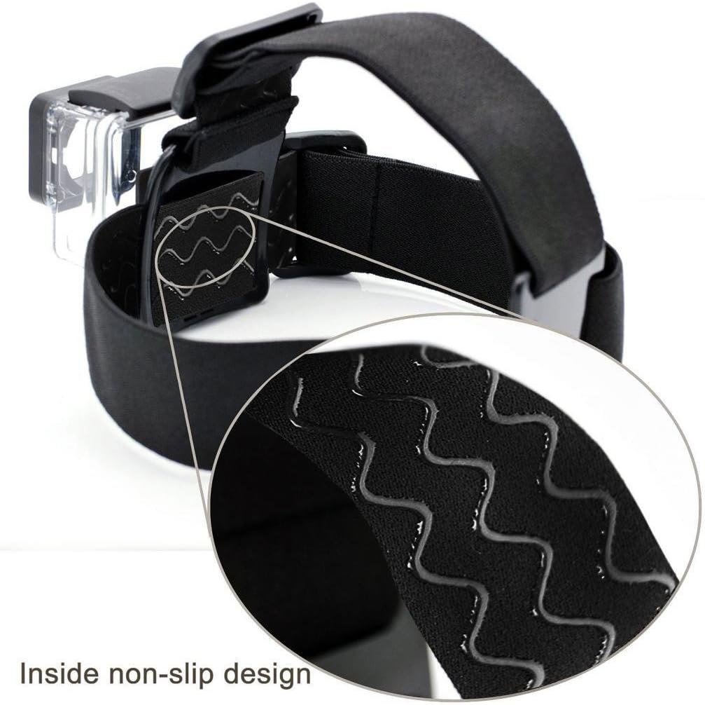 SSE Accessory Kit for GoPro HERO+, HERO4 Session, HERO4, HERO3+, HERO3, HERO2, HERO, & HERO+ LCD. Includes SSE 48" High Grade Heavy Duty Extendable Handheld Monopod Selfie Stick + Chest Mount + Head Strap + 7 1/2 Inch Flexible Bendable Tripod (Black/Grey) + Tripod Adapter + Microfiber Cleaning Cloth