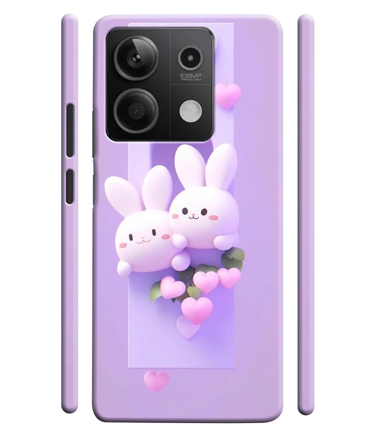 Designer Printed Hard Back Case Cover for Xiaomi Redmi Note 13 5G | Cute Baby Bunnies in Window Purple (Multicolor) – D6115 Designer Printed Hard Back Case Cover for Xiaomi Redmi Note 13 5G | Cute Baby Bunnies in Window Purple (Multicolor) – D6115