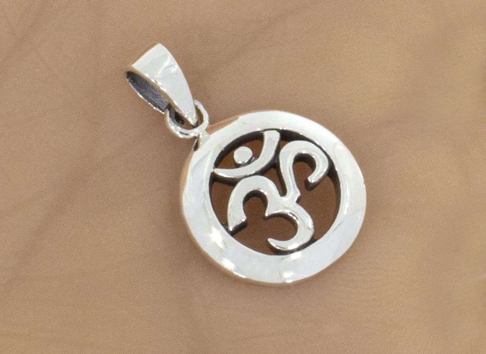AFP Anhänger Aum Om Meditation 925 Sterling Silber AS-242