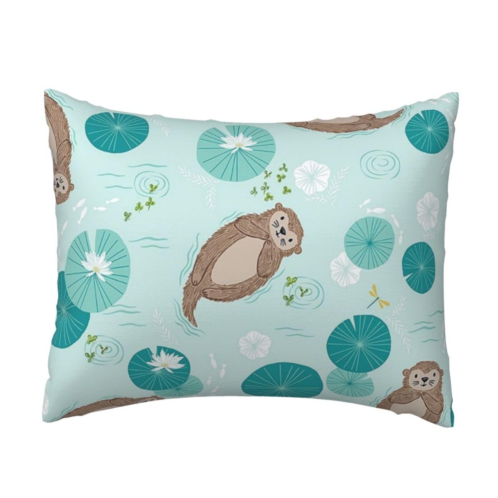 YFSGDLBN Otters printed Pillow Case 20x26in decorative Cushion Cover pillowcase