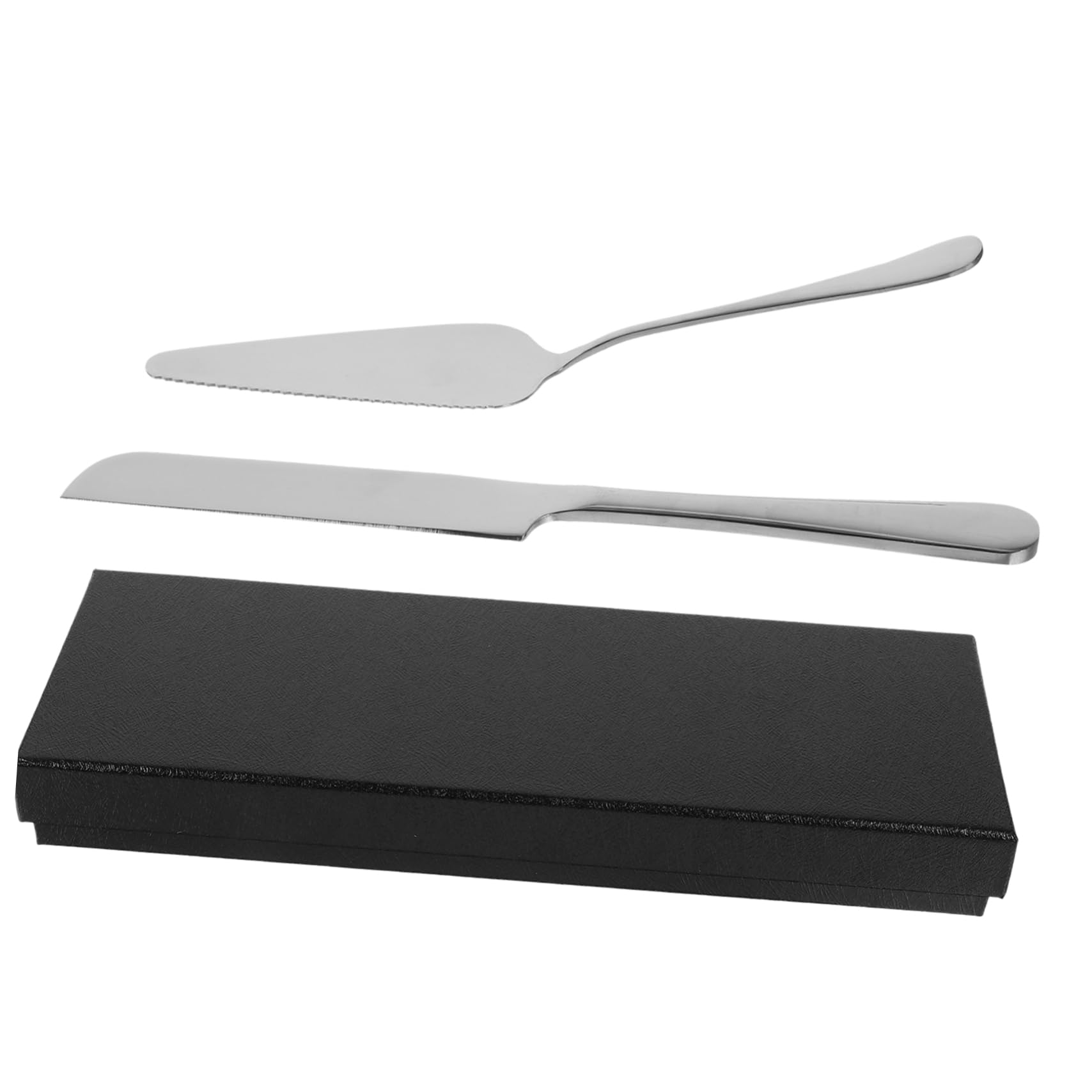 Alipis Wedding Cake Knife Server Set Stainless Steel Cake Cutting Serving Set for Holidays Birthdays