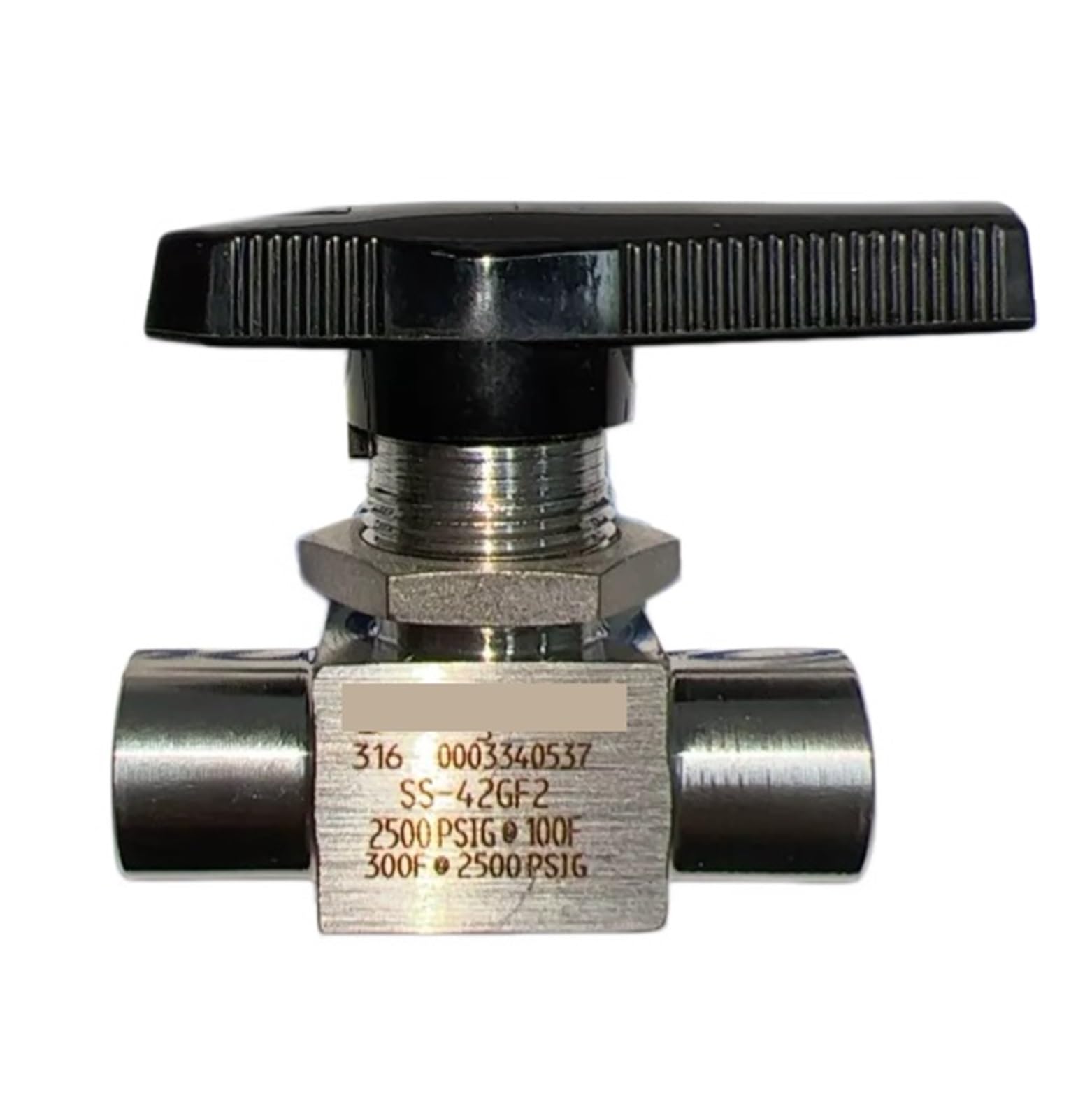 Hqdrcy One Color 316 Stainless Steel Ball Valve Ss-42Gf2 1/8 In. Npt For Automated Machining