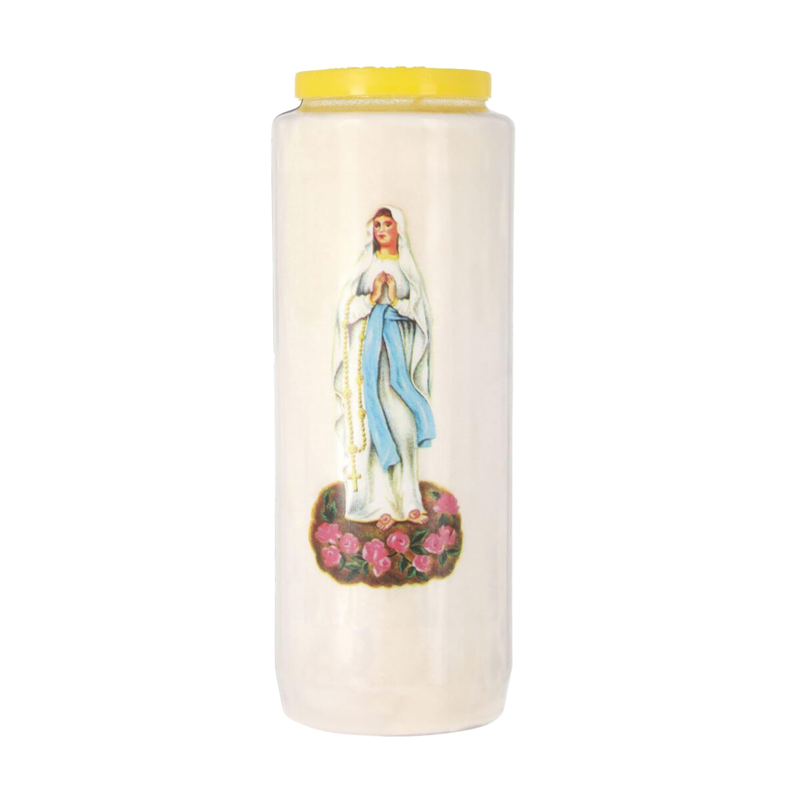 KRISTEN Bougies de Cimetière Blanches, Lot de 20 | Bougies Longue Durée (216 Heures)