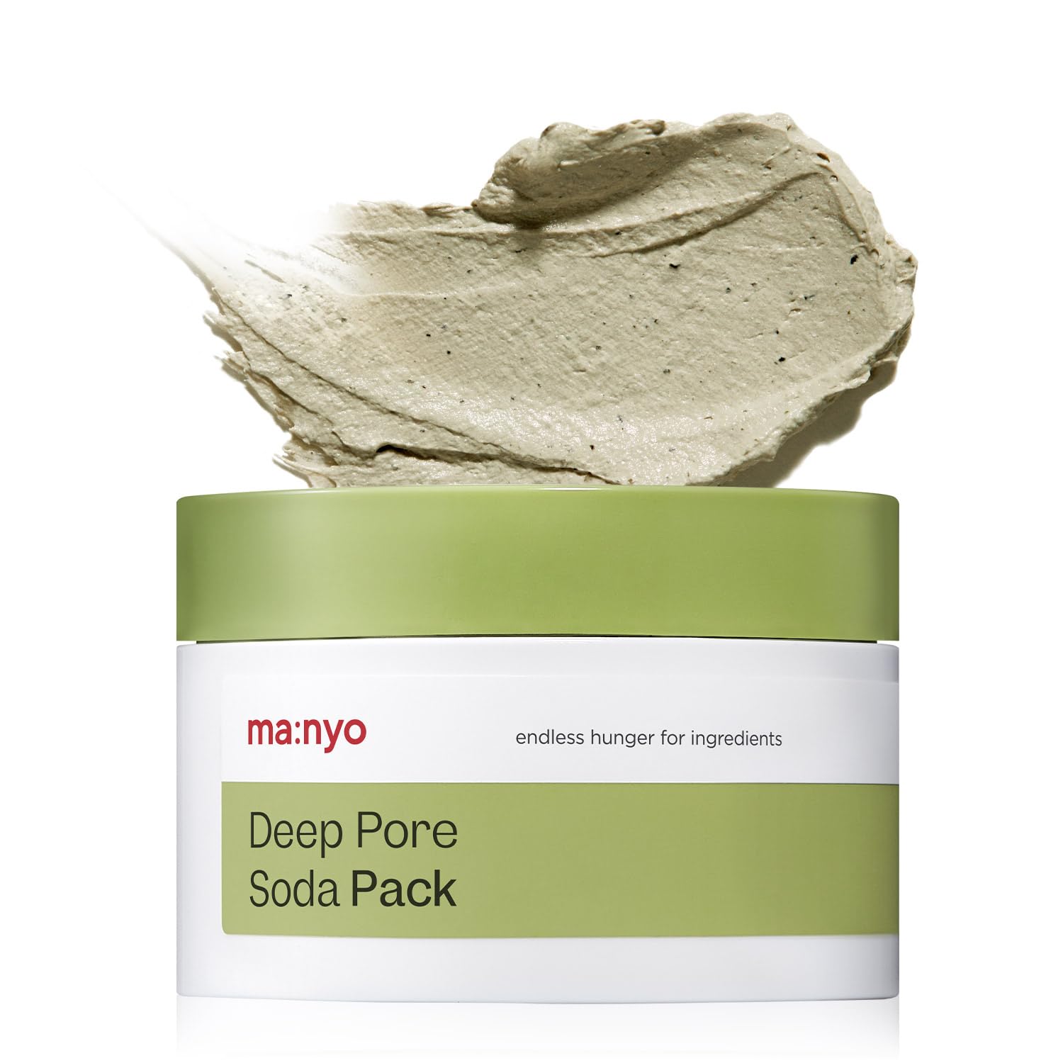 ma:nyo Deep Pore Soda Clay Facial Mask Pack (3.71oz/110ml) - Vegan, Refreshing Deep Pore Detox