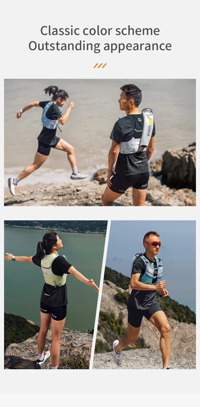 Mochila de hidratación para esquí de fondo, paquete de 5 litros, Aonijie chaleco de hidratación ligero para senderismo, correr, maratón, ciclismo C9116-5L