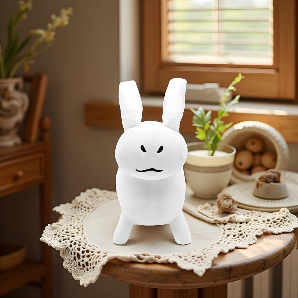 Forsaken Plush, Forsaken Gubby Plush, Cute Soft White Rabbit Toy for Kids Gubby Plushs, for Fans Collectors, And Kids - Image 4