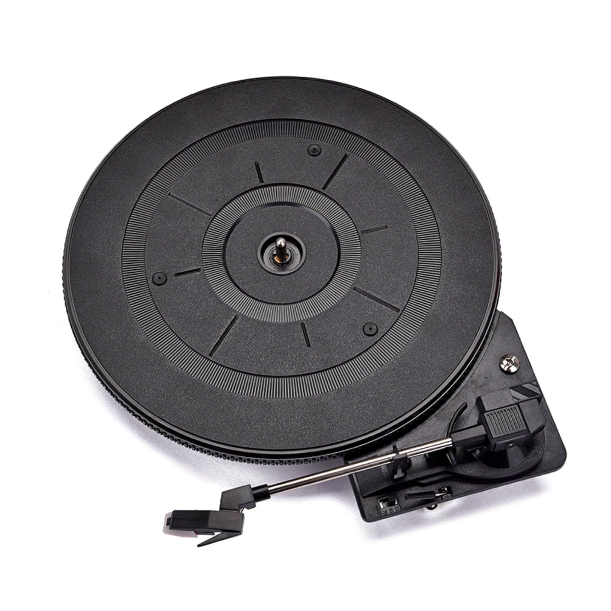 Platine Vinyle Vintage Portable Noir Préamplificateur Intégré
