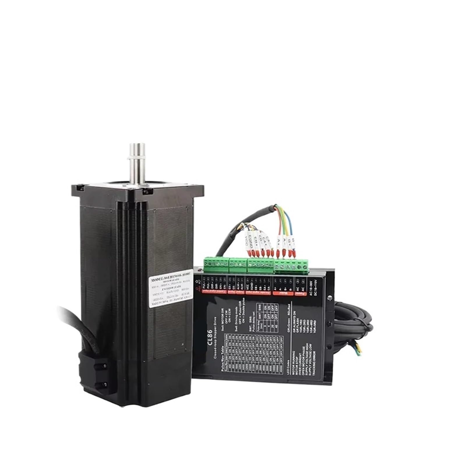 schrittmotorsatz Servomotor 57EH76-YC-PD + CL57-BK Treiber Permanentmagnetbremse Closed-Loop-Motor 4,0 A 2,2 Nm 83/100 mm Schrittmotor nema23(57EH100-YC-PD-CL57-K)