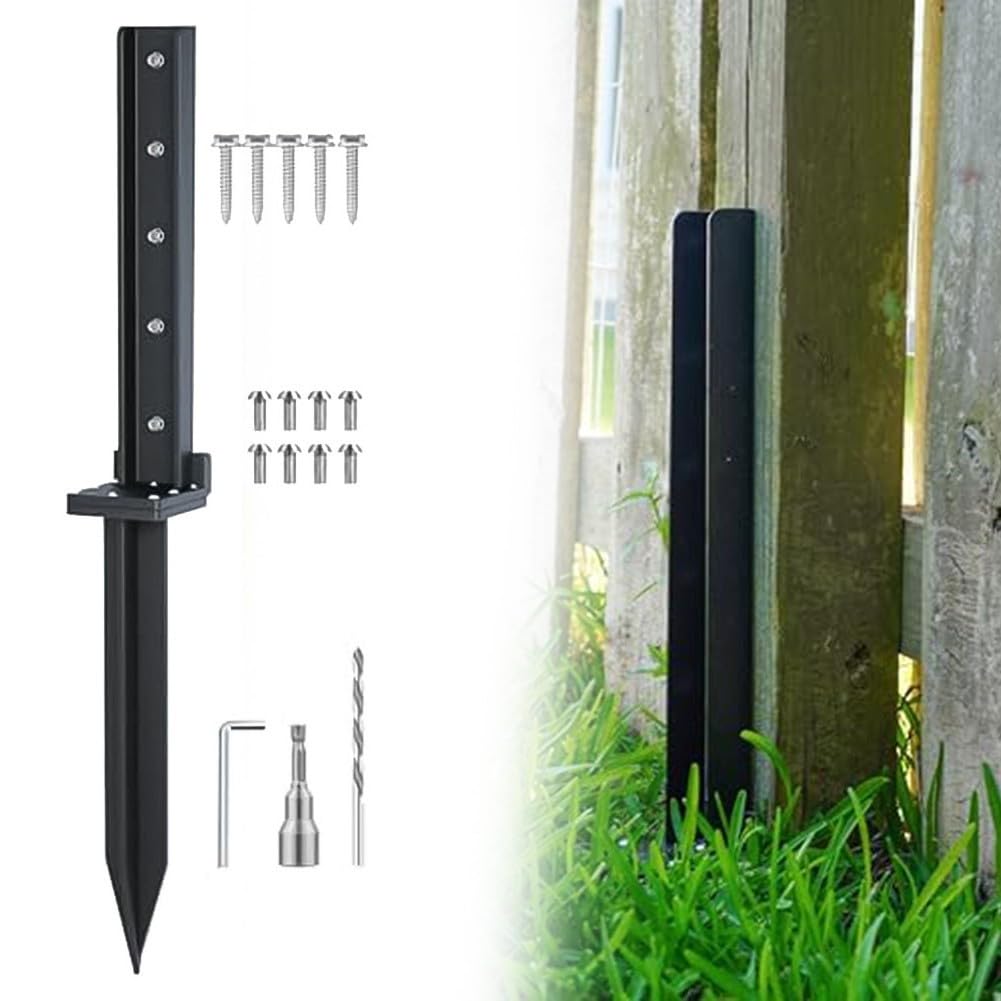 Kit de réparation de poteaux de clôture en acier inoxydable pour une performance durable et une stabilisation fiable dans diverses utilisations