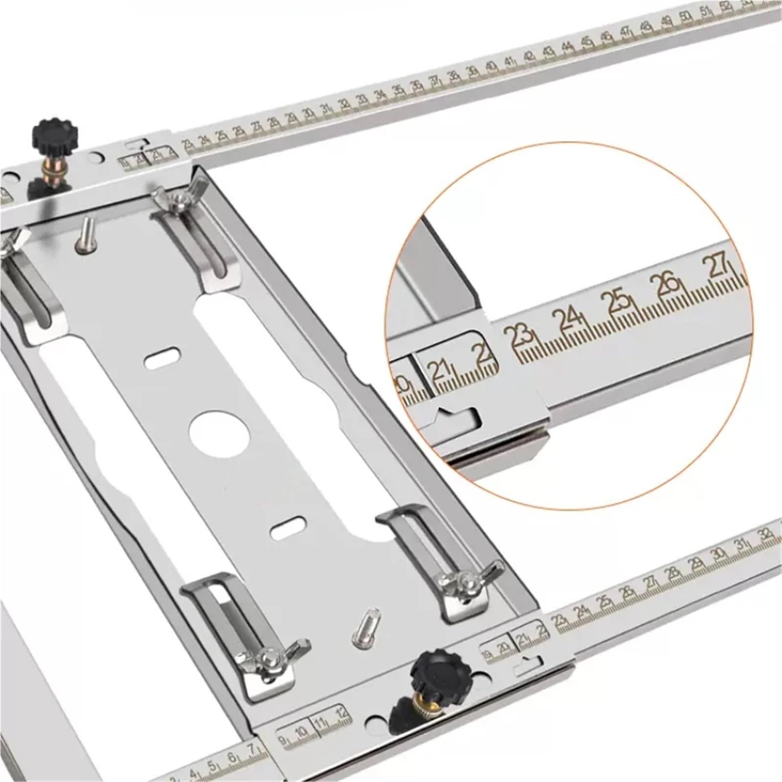 Carril de Valla para Carpintería Guía de corte, sierra Circular, carril guía, fresado, posicionamiento carpintería, tablero respaldo, herramientas y máquina, accesorios sierras mesa