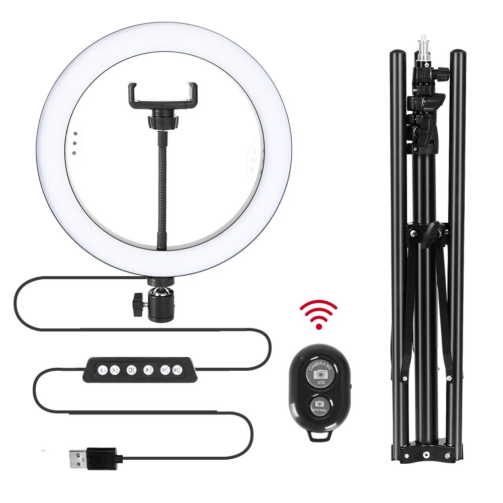 [UK] Kshioe 10 Inch RGB With Beauty Mirror And Tripod Set