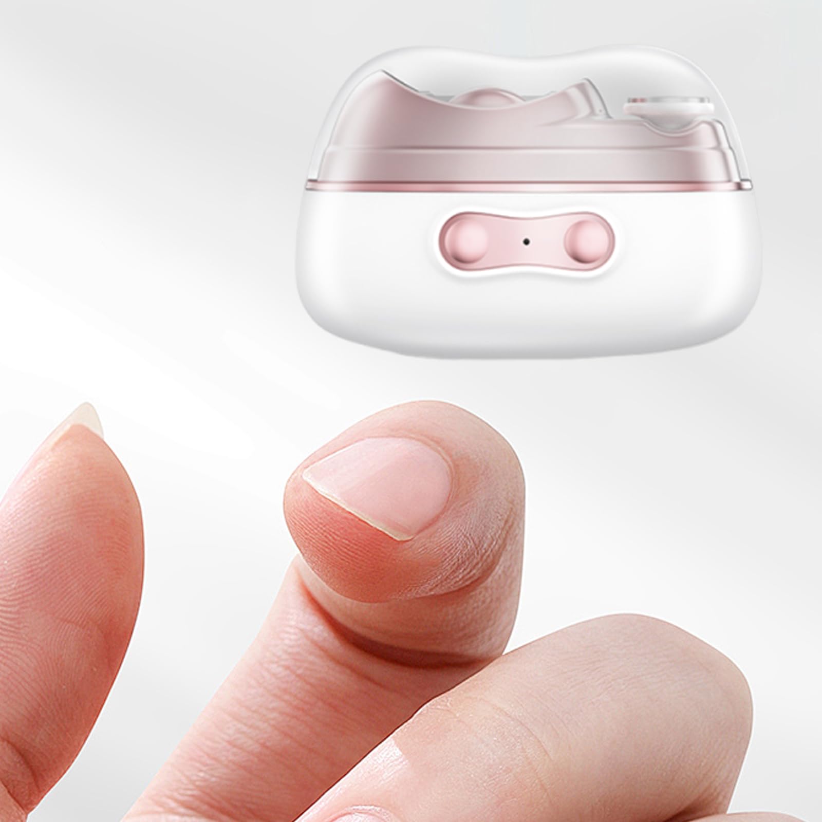 Elektrische Nagelschere für Nägel, USB, wiederaufladbar, automatisch, mit Feile und Gellampe, für Senioren und Kinder