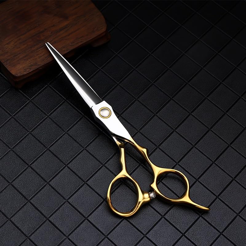 Tijeras para cortar el cabello, tijeras de peluquería japonesas de 6 pulgadas, tijeras de corte de peluquería profesionales de 9Cr, tijeras de entresacar del 25 al 30 %, juego de tijeras para cor