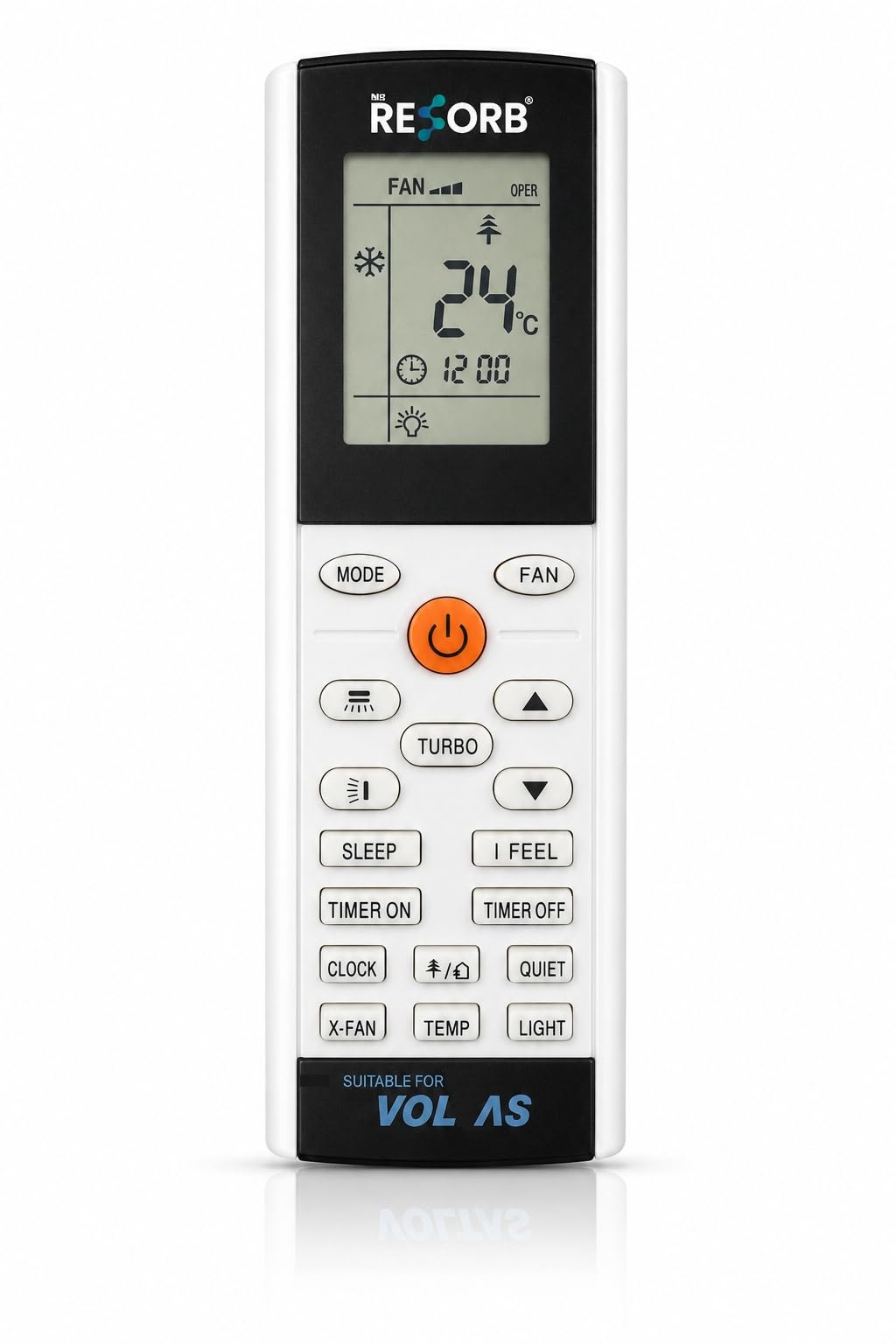 AC Remote Compatible with Voltas Gree X-Fan AC | Suitable for YACIFB Model | I Feel, Turbo, Sleep, Timer, X-Fan Functions | Compatible with 1 Ton, 1.5 Ton & 2 Ton Split/Window AC | RE193