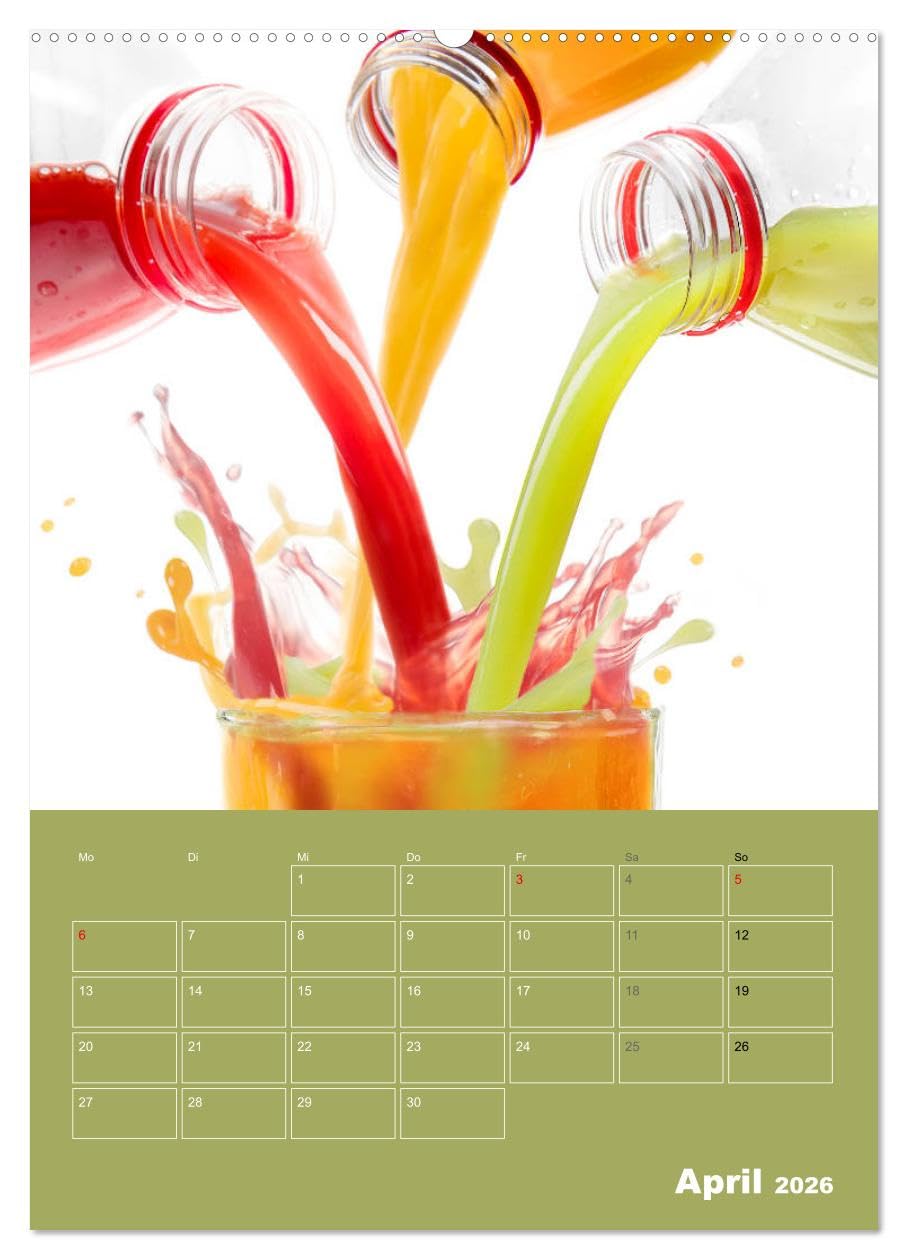 Buntes für die Küche (hochwertiger Premium Wandkalender 2026 DIN A2 hoch), Kunstdruck in Hochglanz: Frische und farbenfrohe Foodbilder für die Küche. (CALVENDO Lifestyle)