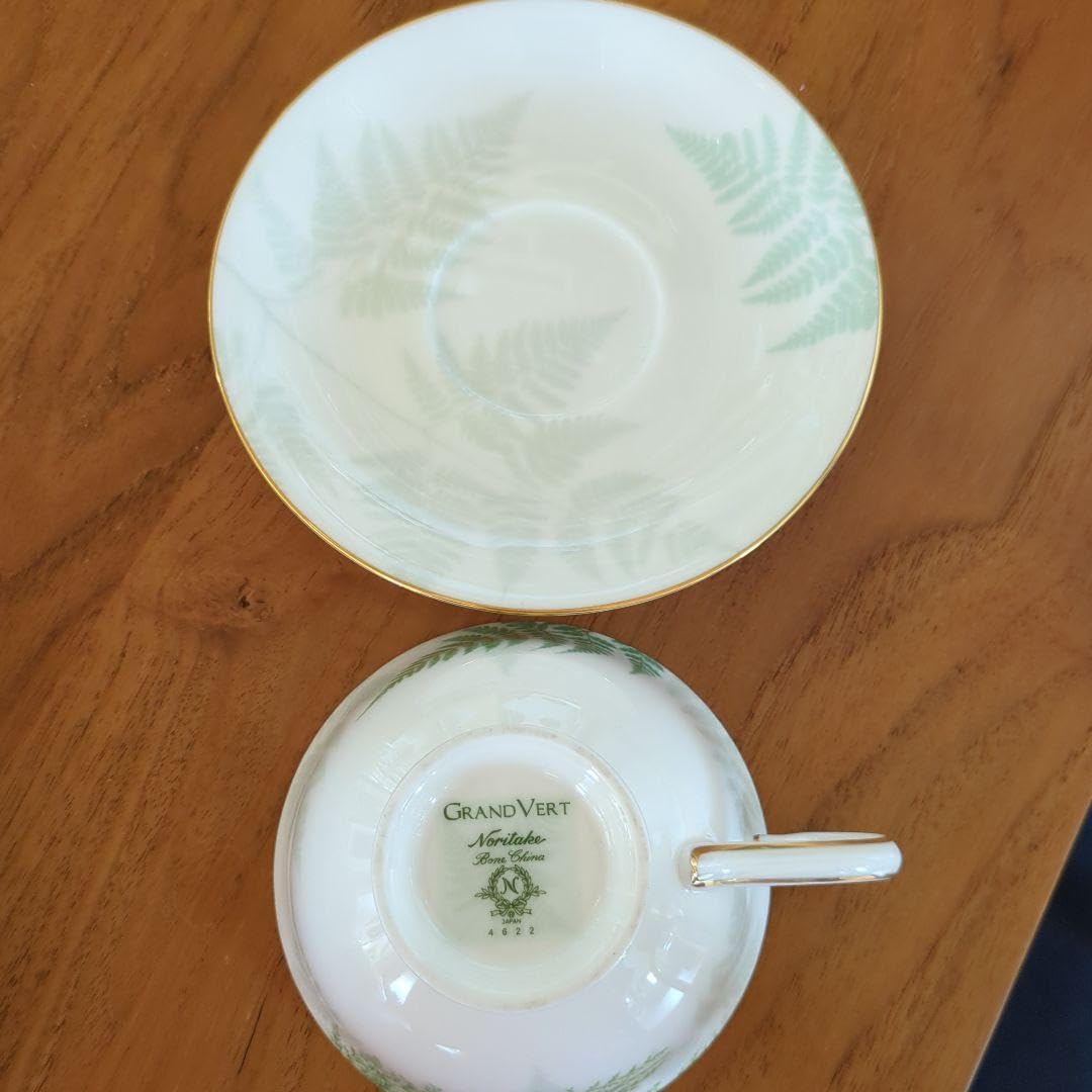 Amazon | ノリタケ グランヴェール GRAND VERT 萌黄野 カップ&ソーサー