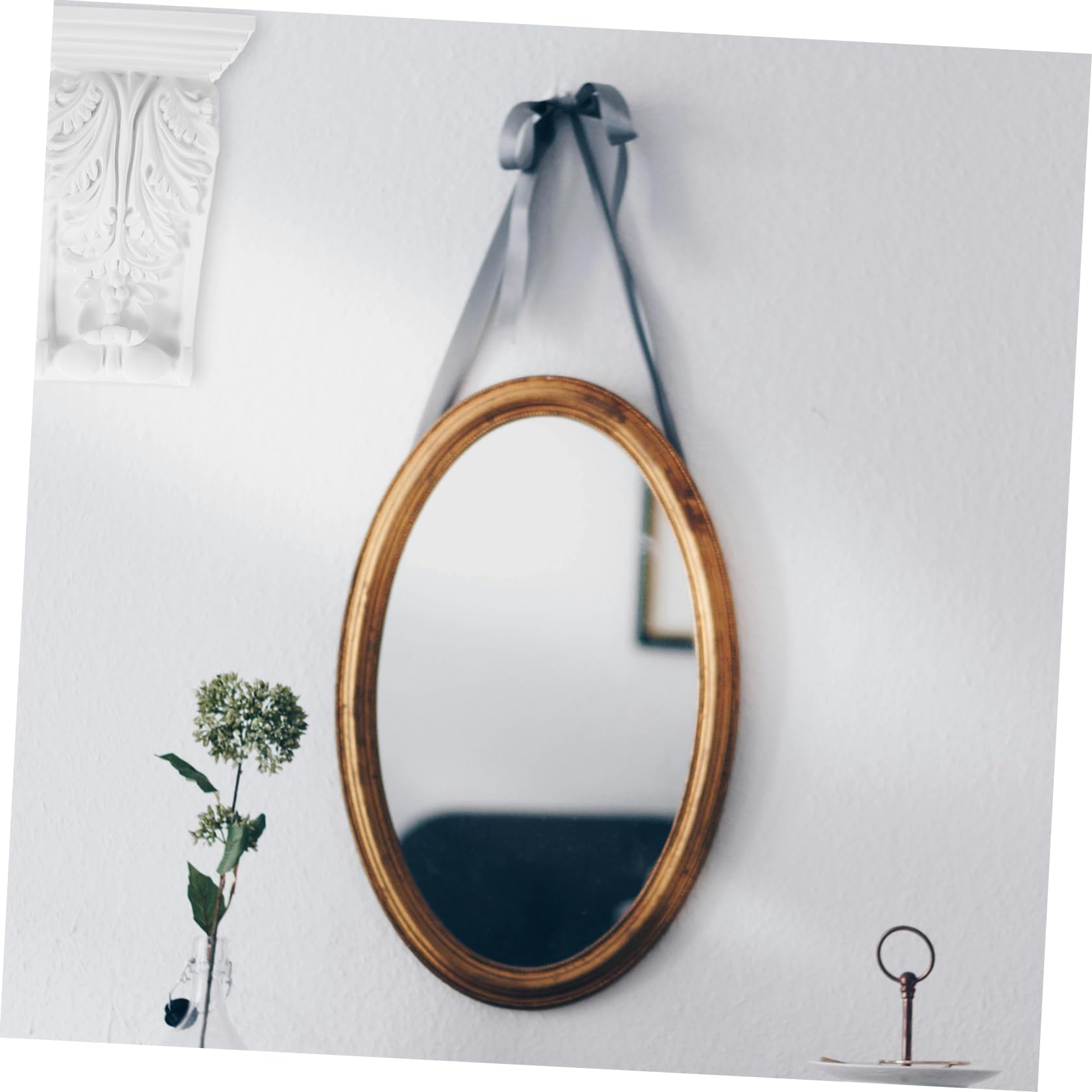 2 Pezzi Modanatura Decorativa Angolare PU per Decorazioni Murali Design Facile Installazione per Interni
