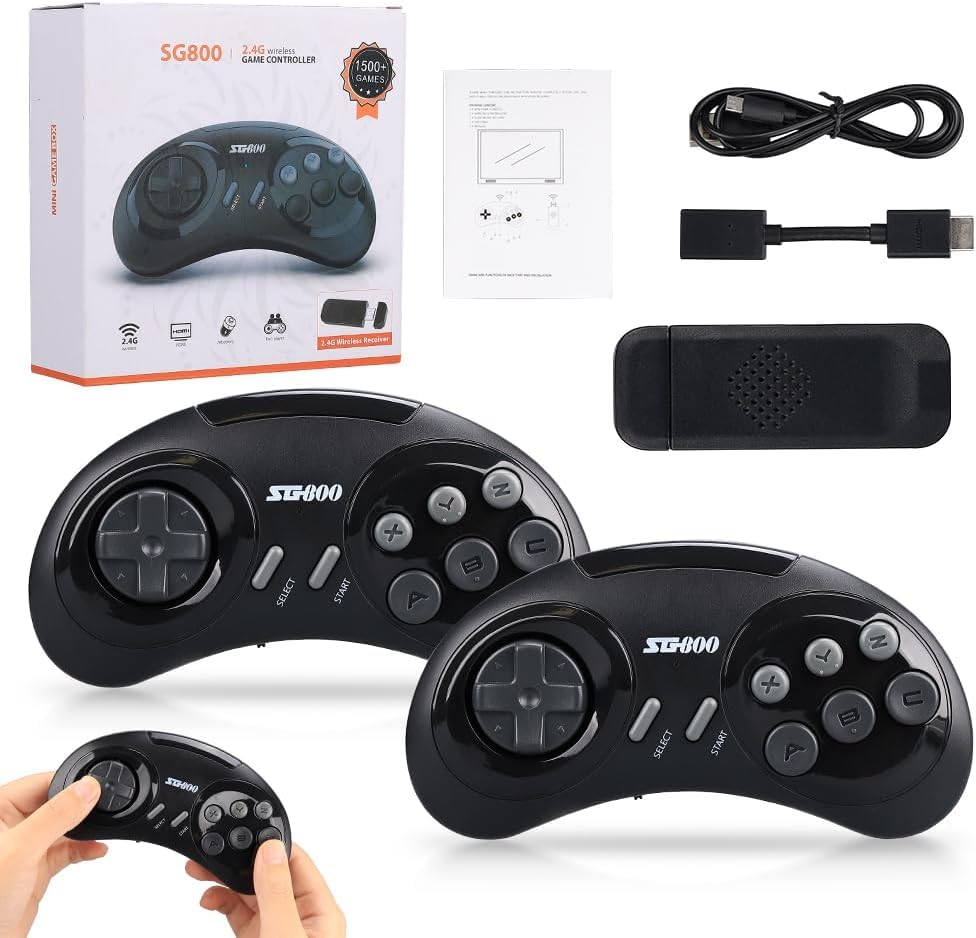 Amisha Gift Gallery Video Game for Kids Plug and Play Video Game Stick, Nostalgia Stick Game, Wireless Retro Play Game Stick Built in 4600+ Games,4K HDMI Output,9 Classic,with Dual 2.4G Wireless (B0CWB7H3B5) Amazon Price History, Amazon Price Tracker