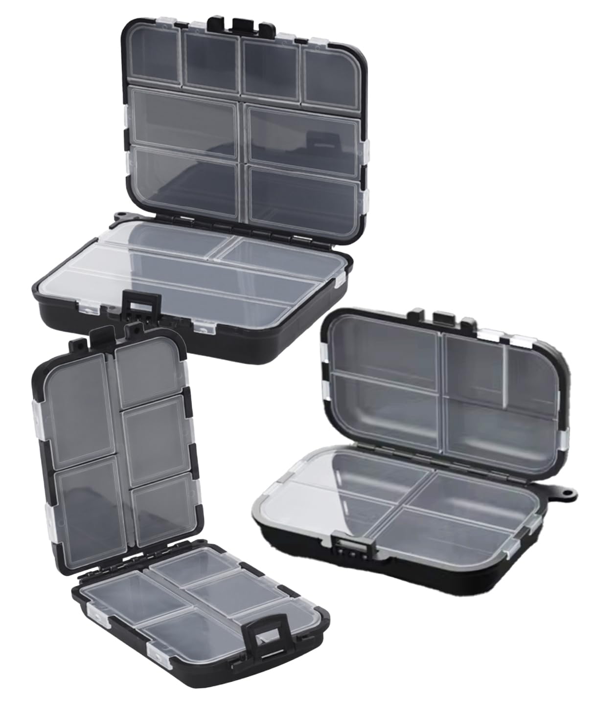 S.fields.inc Lure Case Tackle Box Mini Tackle Storage Fishing Hook Worm Plastic Compact (Large) Lサイズ