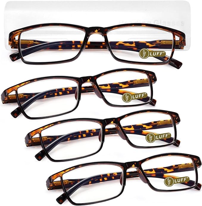 LUFF 4Pcs Anti-Blue-ray Reading Glasses Portable Ultra-Light Readers2.0X product thumbnail 16
