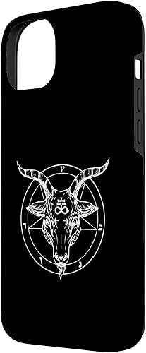 Miniatura 2 de Funda oculta satánica para iPhone 14 Plus Baphomet Ritual Pentagram