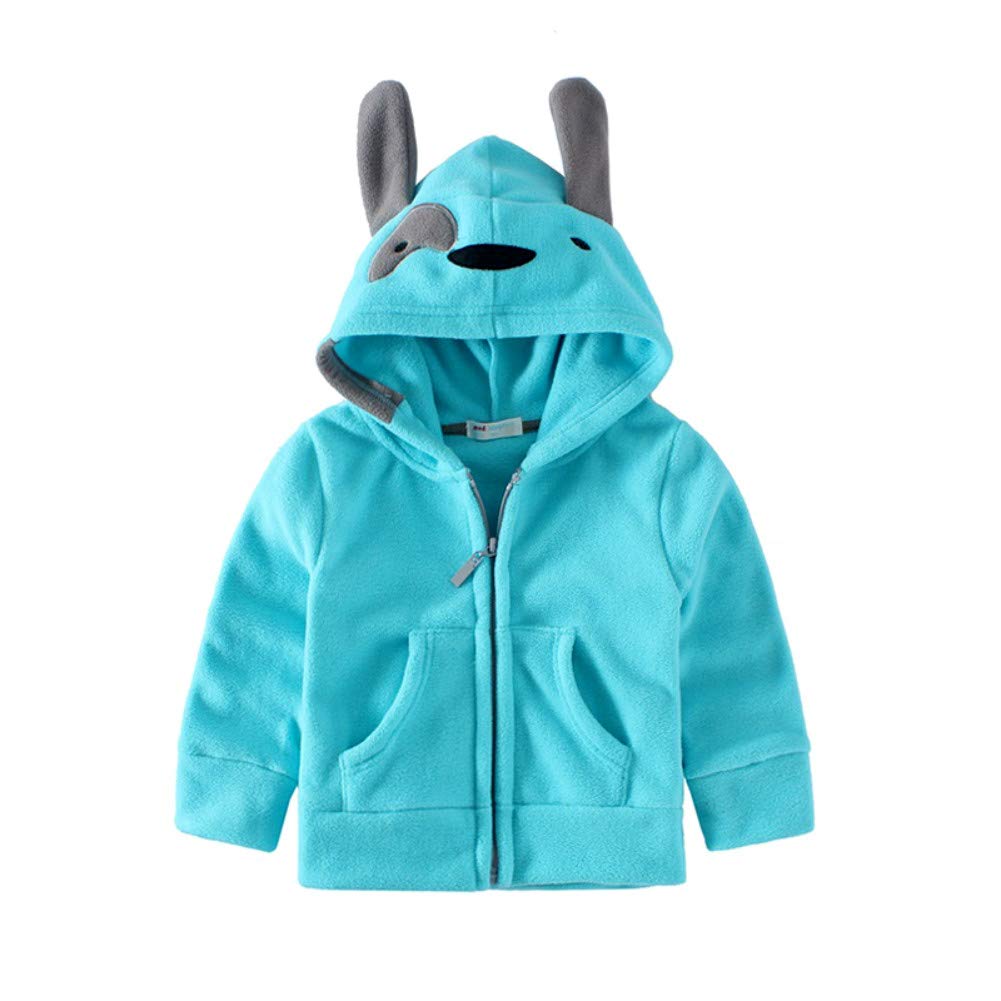 Mud Kingdom Fleece Hoodies Jacket for Boys Girls Full Zipper Long Sleeve Happy Halloween