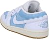 Nike Air Jordan 1 Low SE Zapatos para Mujer (Azul Desgastado/Caucho Marrón Claro/Blanco Roto/Blanco) 3