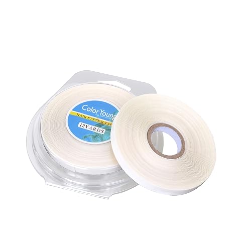 5/16'(0.8cm)*12 Yards Tape for Tape in Hair Extensions Double Sided Hair Extension Tapes (White)