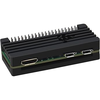 eleUniverse Raspberry Pi Zero 2W Casing Aluminium Passive Cooling Heatsink + 20-Pin GPIO Header for Raspberry Pi Zero/Pi Zero