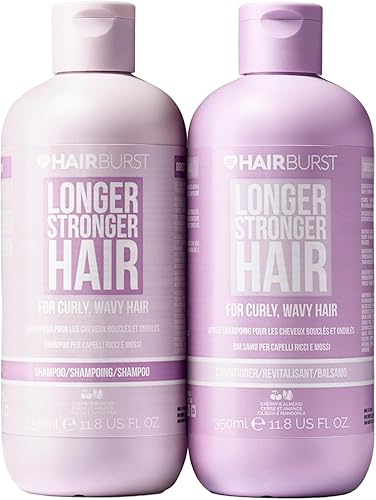 HAIR BURST Set de champú y acondicionador, tratamiento para el crecimiento y engrosamiento del cabello sin SLS para mujeres, con aroma de coco y