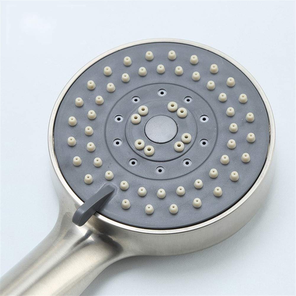 Juego de Cabezal de Ducha Mezclador con Manguera de 1,5 m y Soporte, Ajuste Universal con 5 Modos de pulverización Ajustables, Cabezal de Ducha de baño Cromado con Experiencia de Masaje (Tam