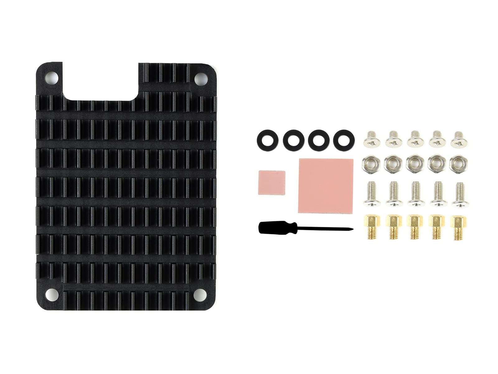 Disipador de calor de aleación de aluminio compatible con Raspberry Pi Módulo de cómputo 4 CM4 Placa base CM4, resistente a la corrosión/oxidación, mejor disipación de calor 4