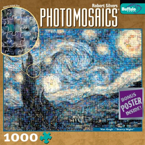 Preisvergleich Produktbild Buffalo Games Photomosaic: Starry Night by Buffalo Games